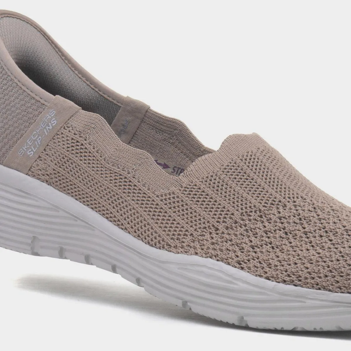 Slip Ins Seager Womens Taupe Casual Shoe*Skechers Discount