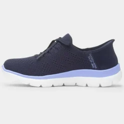 Slip Ins Summits Womens Navy Trainer*Skechers Fashion