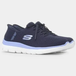 Slip Ins Summits Womens Navy Trainer*Skechers Fashion
