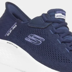 Slip Ins Women's Navy Trainer*Skechers Clearance