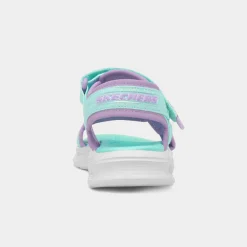Sola Glow Kids Blue Light Up Sandal*Skechers Sale
