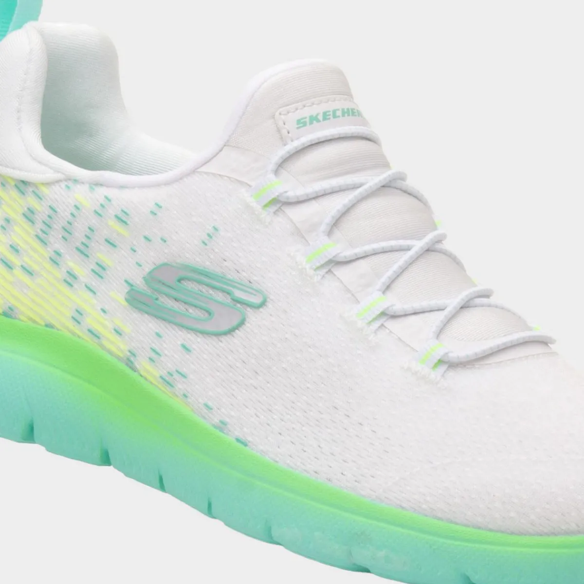 Summits Womens and Green Trainer*Skechers Clearance