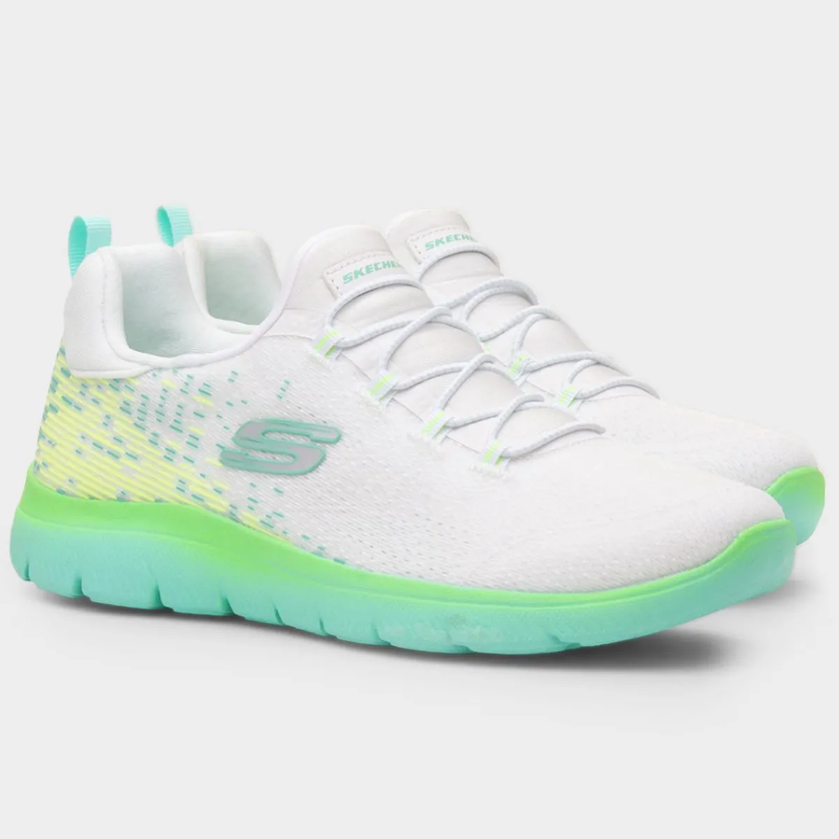 Summits Womens and Green Trainer*Skechers Clearance