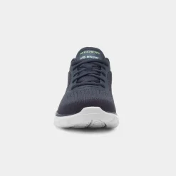 Track Glendor Mens Navy Knitted Trainer*Skechers Discount