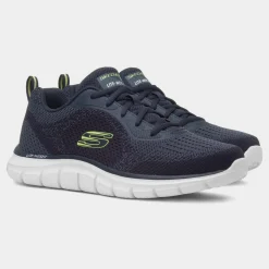 Track Glendor Mens Navy Knitted Trainer*Skechers Discount