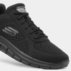 Track Leshur Mens Black Lace Up Trainer*Skechers Hot