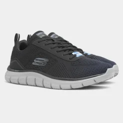 Track Ripkent Mens Navy & Black Trainer*Skechers Outlet