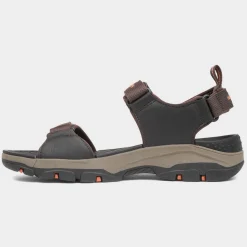 Tresman Ryer Mens Chocolate Sandal*Skechers New
