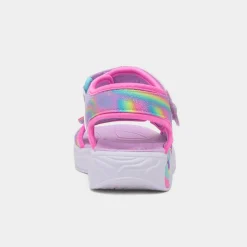 Unicorn Girls Purple Light Up Sandal*Skechers Discount