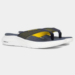 Vapor Foam Mens Navy & Yellow Flip Flop*Skechers Fashion