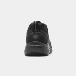 Arch Fit Mens Black Shoe*Skechers Workwear Discount