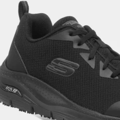 Arch Fit Womens Black Shoe*Skechers Workwear Fashion