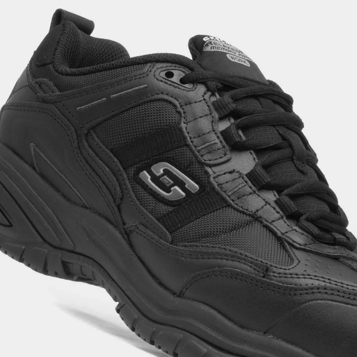 Grinnell Mens Black Safety Shoe*Skechers Workwear Hot