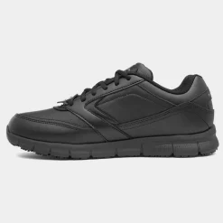 Relaxed Fit Mens Black Shoes*Skechers Workwear Online