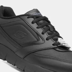 Relaxed Fit Mens Black Shoes*Skechers Workwear Online