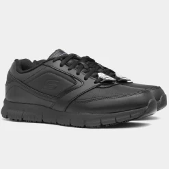Relaxed Fit Mens Black Shoes*Skechers Workwear Online