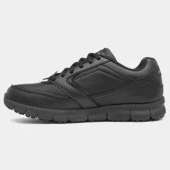 Relaxed Fit Womens Black Shoe*Skechers Workwear Fashion