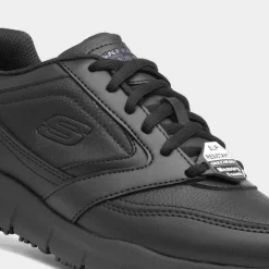 Relaxed Fit Womens Black Shoe*Skechers Workwear Fashion
