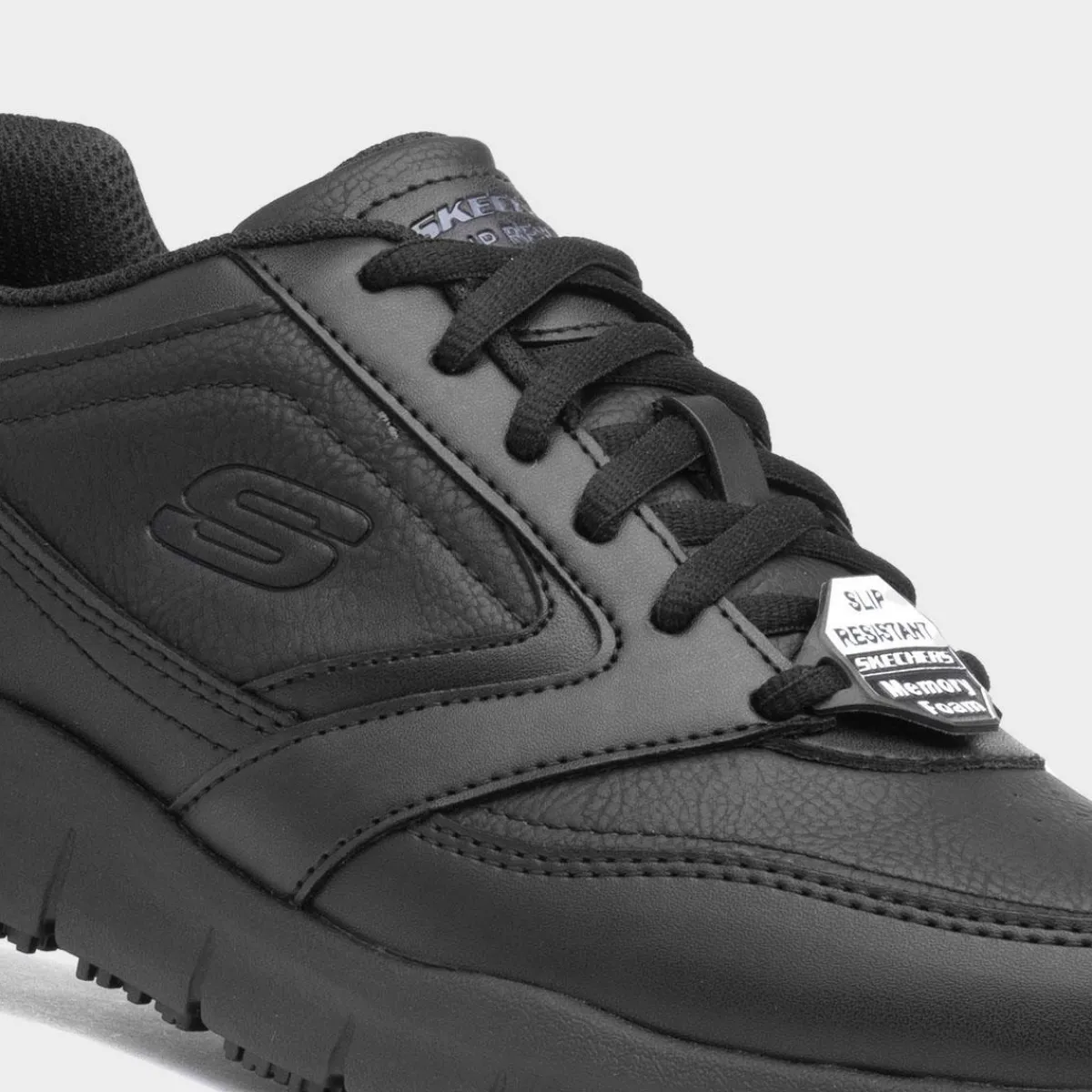 Relaxed Fit Womens Black Shoe*Skechers Workwear Fashion