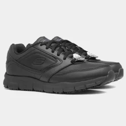 Relaxed Fit Womens Black Shoe*Skechers Workwear Fashion