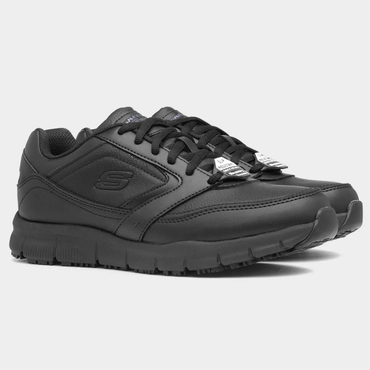 Relaxed Fit Womens Black Shoe*Skechers Workwear Fashion