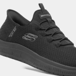 Womens Slip Ins Black Shoe*Skechers Workwear Online