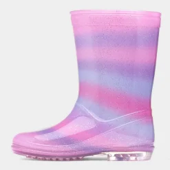 Sleet Girls Multi Rainbow Welly*shoezone Online