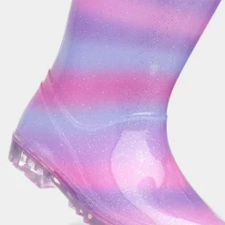 Sleet Girls Multi Rainbow Welly*shoezone Online