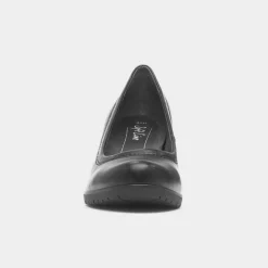 Betty Womens Black Court Shoe*Soft Line Best