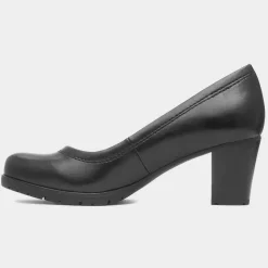 Betty Womens Black Court Shoe*Soft Line Best