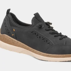 Jackie Womens Navy Vegan Shoe*Soft Line Discount