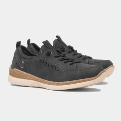 Jackie Womens Navy Vegan Shoe*Soft Line Discount