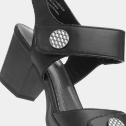 Lorraine Womens Black Heel*Soft Line Fashion