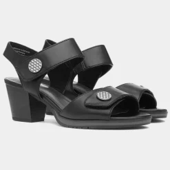 Lorraine Womens Black Heel*Soft Line Fashion