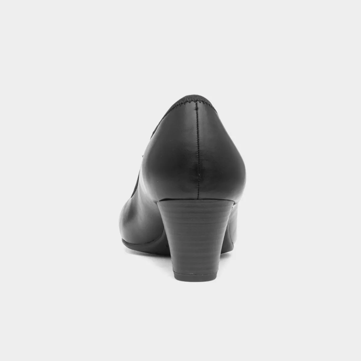 Womens Black Court Shoe*Soft Line Fashion