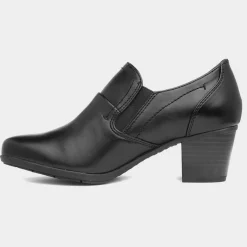Womens Black Court Shoes*Soft Line New