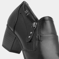 Womens Black Court Shoes*Soft Line New