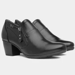 Womens Black Court Shoes*Soft Line New
