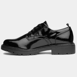 Womens Patent Lace Up Shoe*Soft Line Sale
