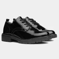 Womens Patent Lace Up Shoe*Soft Line Sale