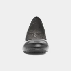 Womens Block Heel Court Shoe*Soft Line Outlet