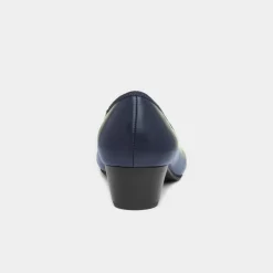 Womens Navy Court Shoe*Soft Line New