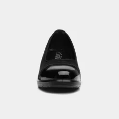 Diana Womens Black Wedge Shoe*Softlites Online