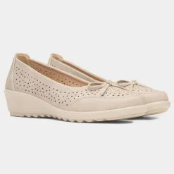 Dion Womens Cream Casual Shoe*Softlites Sale