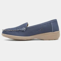 Doreen Womens Navy Casual Loafer*Softlites Clearance