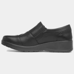 Dorothy Womens Black Wedge Casual Shoe*Softlites Online
