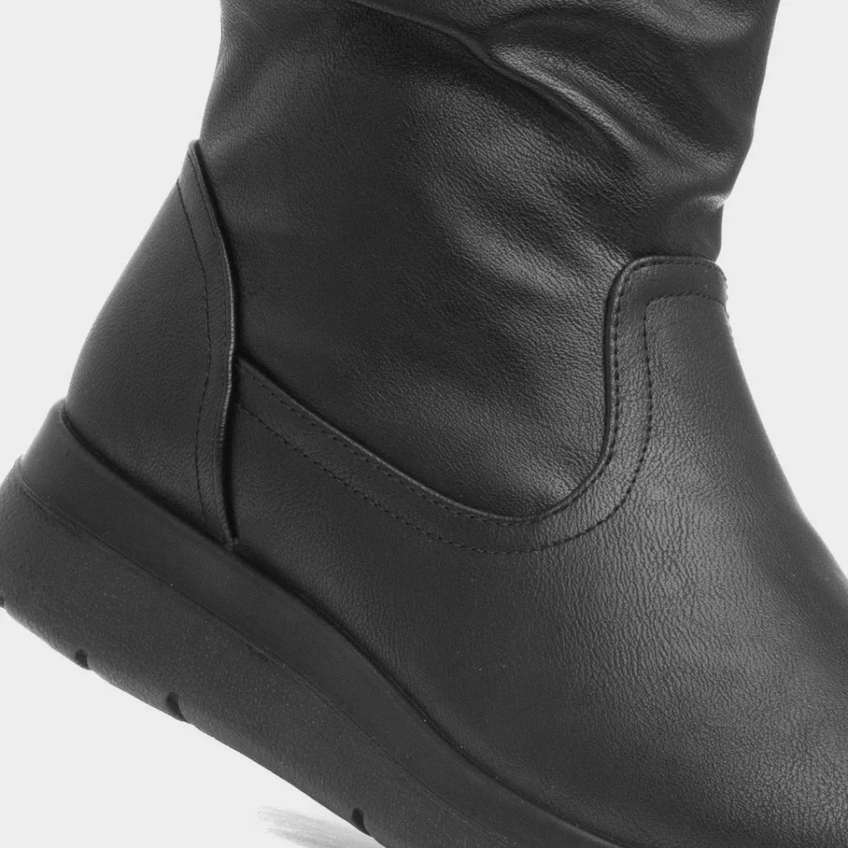 Jane Womens Black Faux Fur Lined Boot*Softlites Fashion