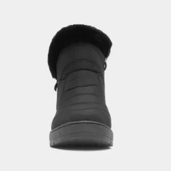 Jas Womens Black Faux Fur Boot*Softlites New