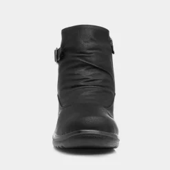 Jean Womens Buckled Ankle Boot*Softlites Discount