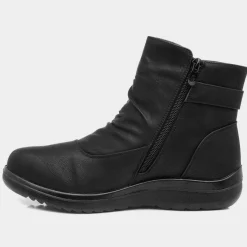 Jean Womens Buckled Ankle Boot*Softlites Discount